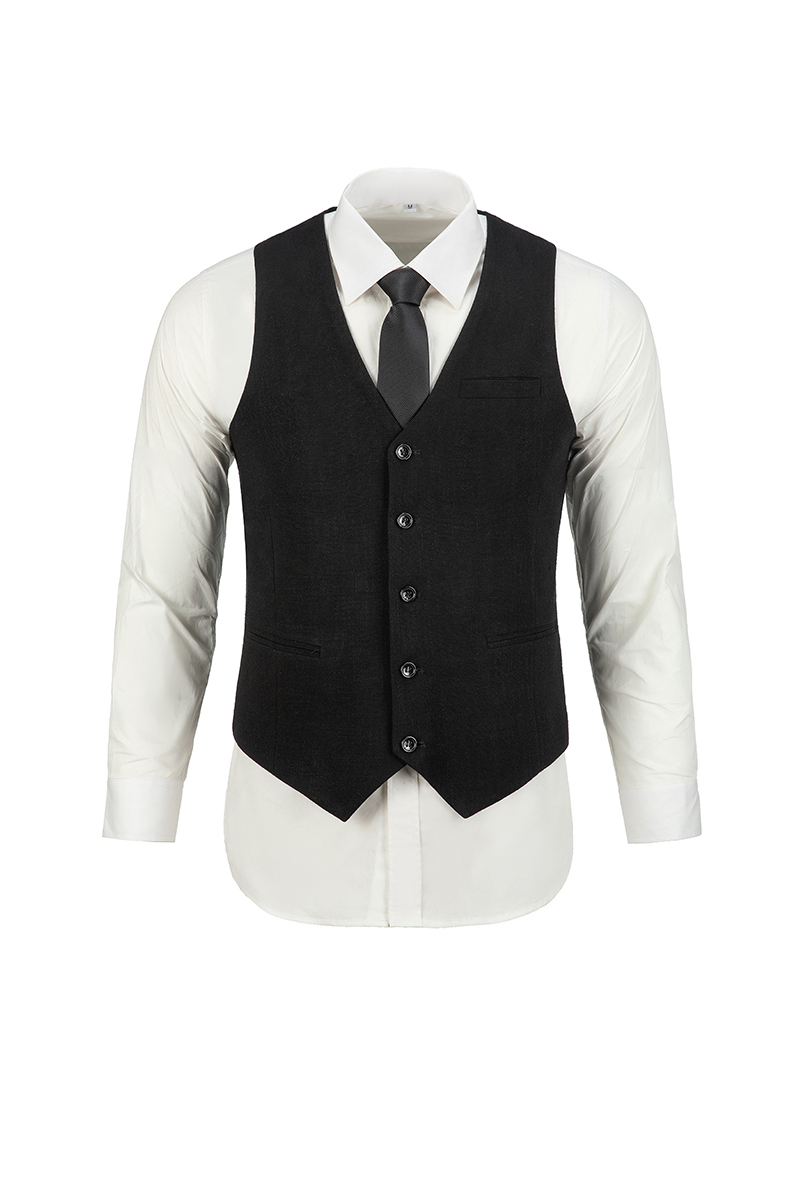 Men's Classic Black Vest