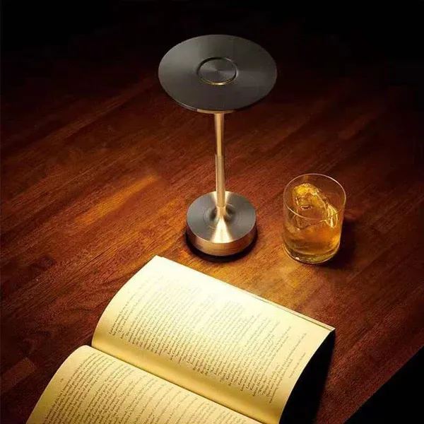 Ecolume Wireless Table Lamp - Dimmable & Rechargeable Waterproof Desk Light