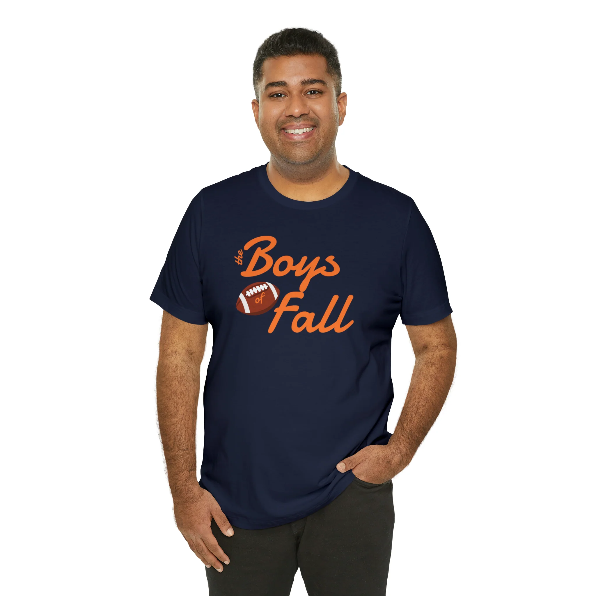 Boys of Fall Football Patch Unisex Softstyle T-Shirt