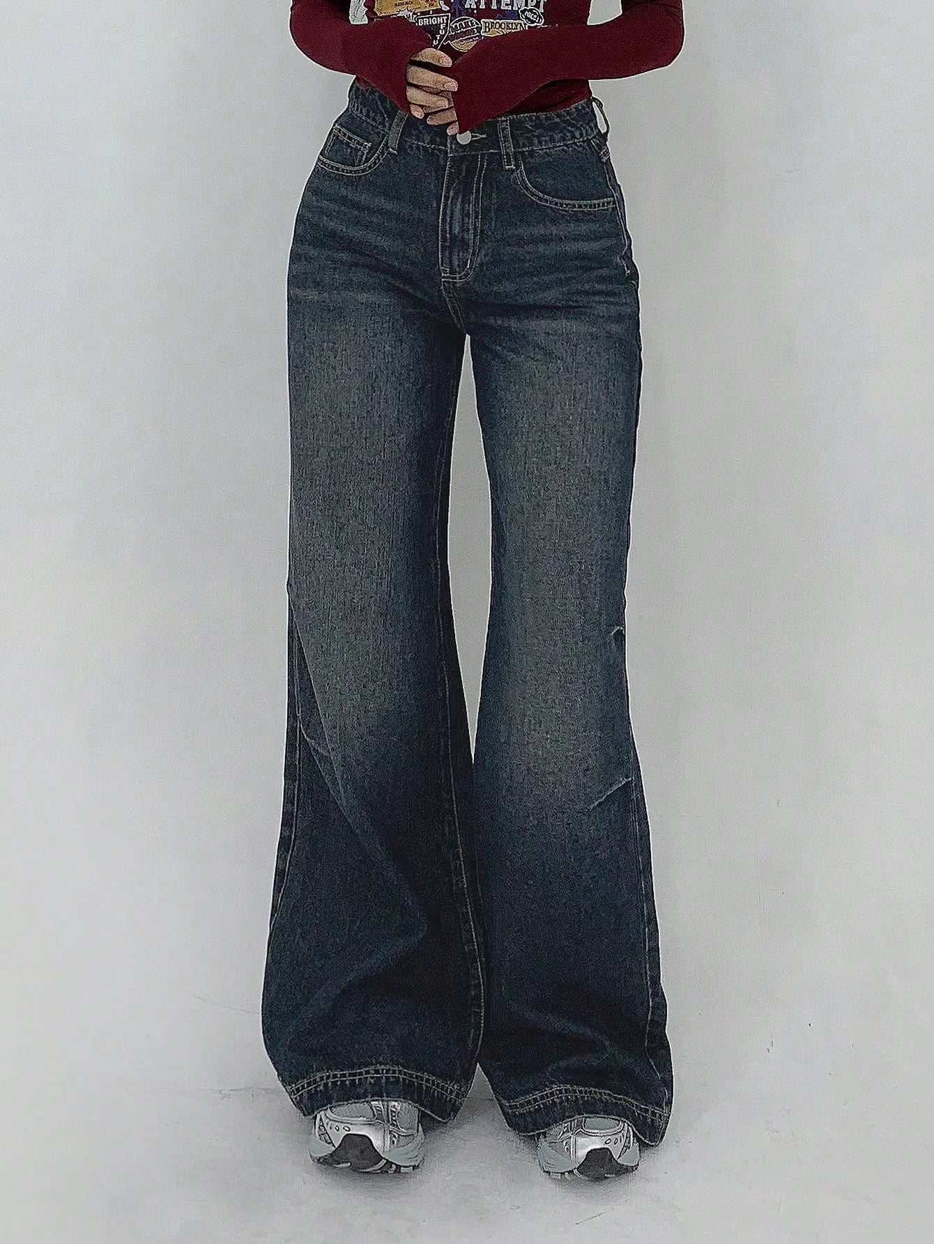 Static Fade Flare Jeans