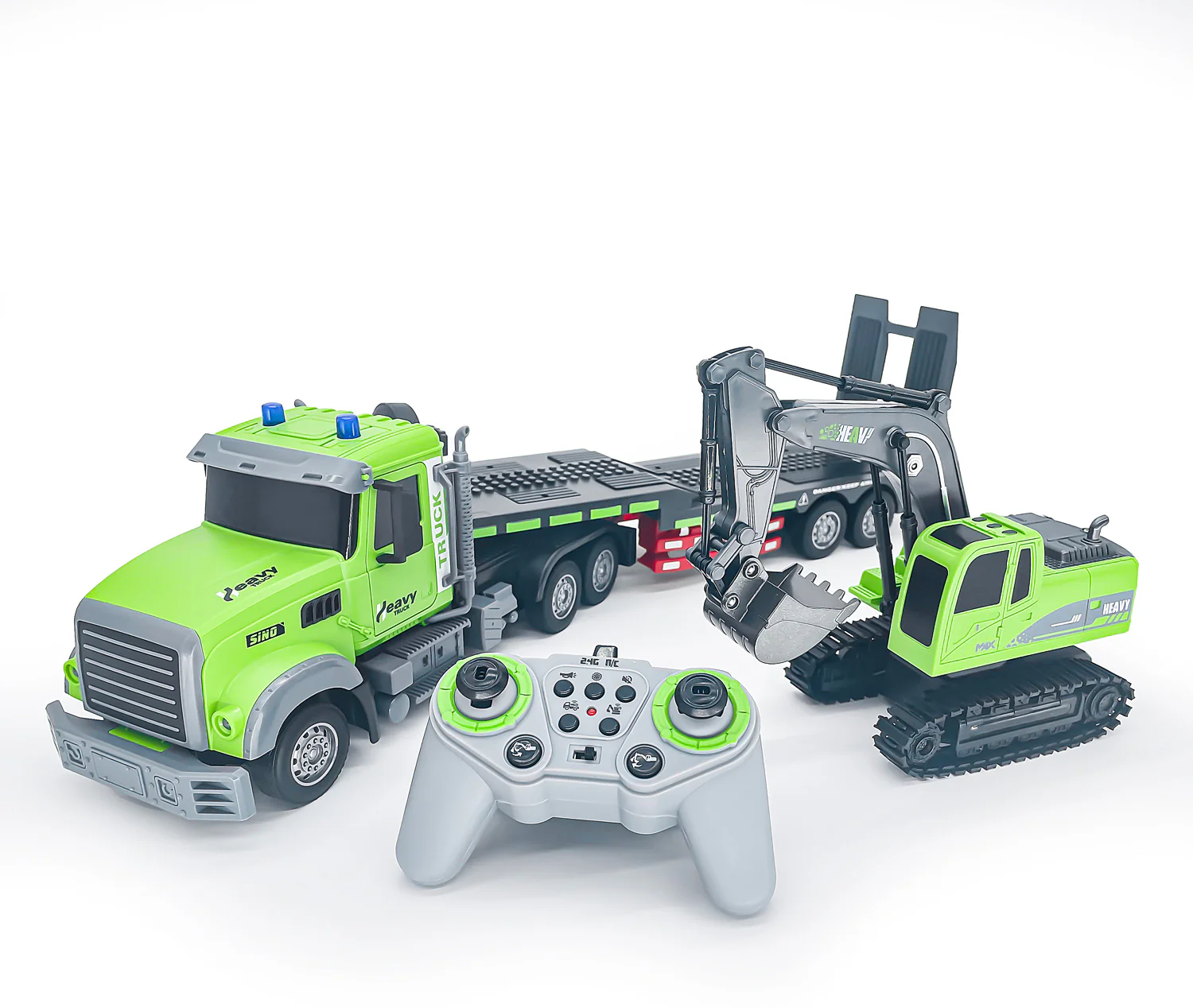 Remote-Control Scooper Truck with Flatbed