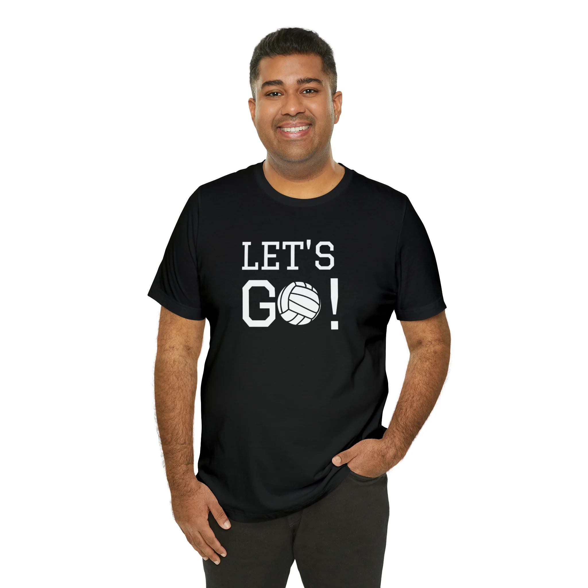Let's Go! Volleyball Unisex Jersey Short Sleeve Tee
