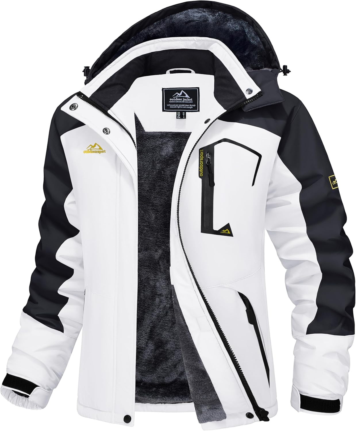 Ski Jacket Waterproof Insulated Snow Coat with Hood