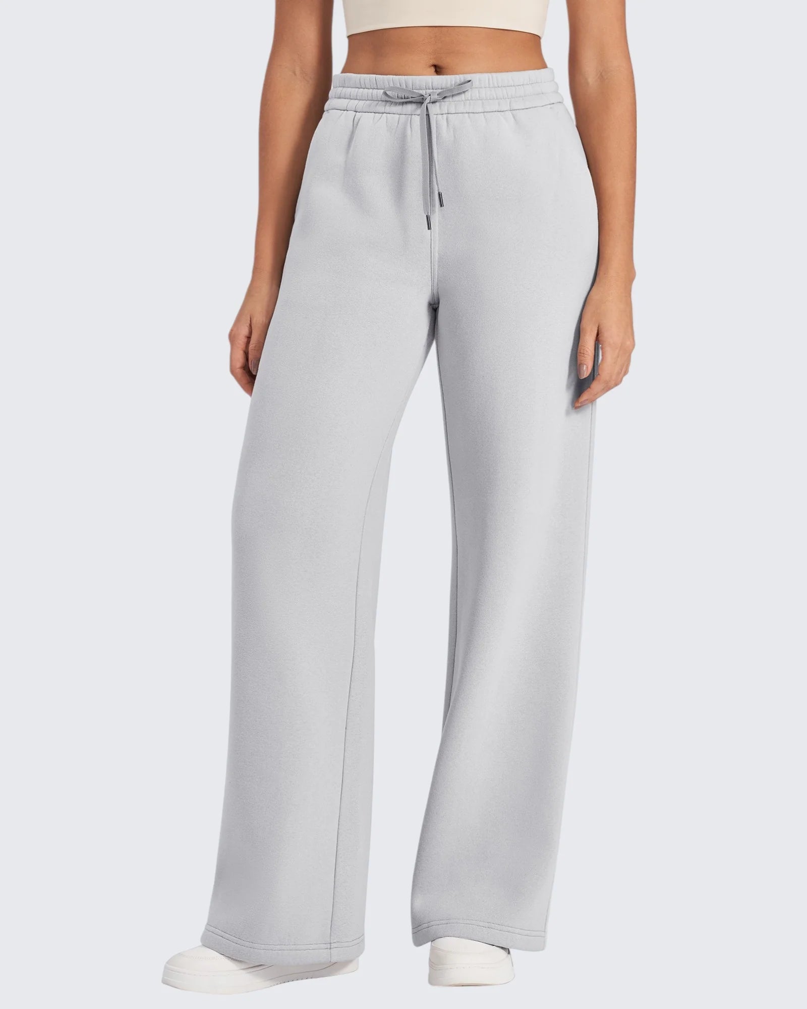 Flurrylux Fleece Lined Drawstring High-Waist Pants