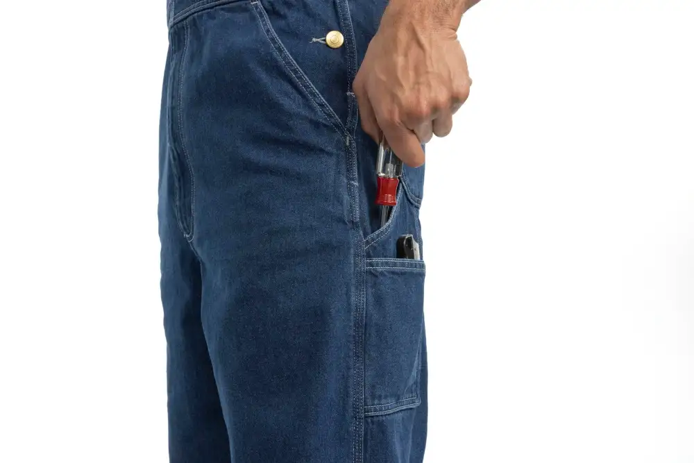 🔥Best-Selling Men’s Denim Bib Overalls – Heavy-Duty Workwear with Adjustable Straps & Tool Pockets