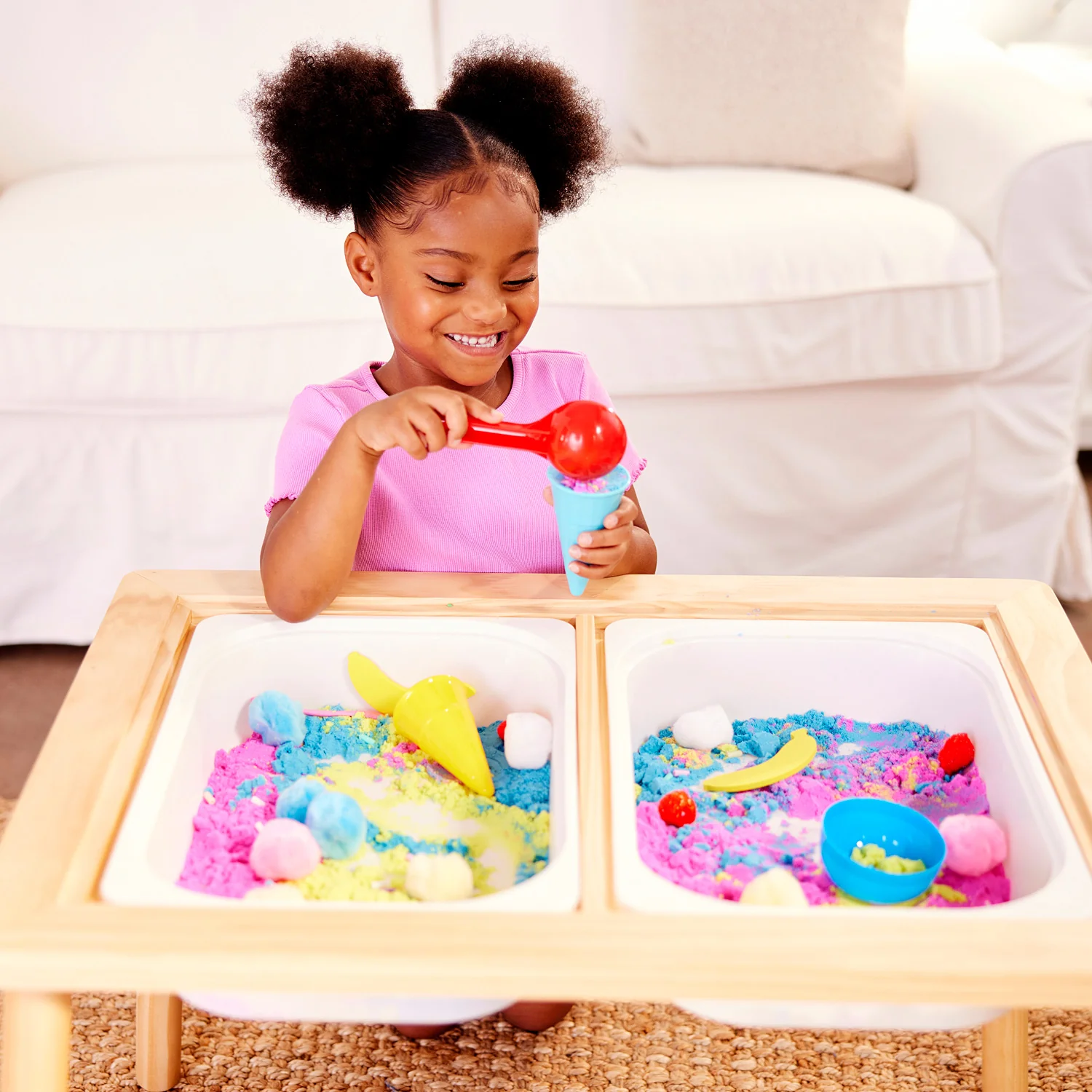 Ice-Cream Sensory Activity Table