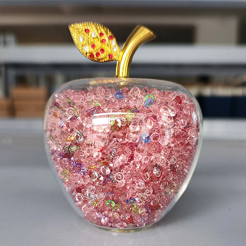 Crystal Apple Ornaments
