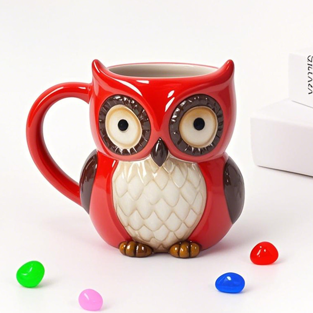 Owl Ceramic Mug (12 oz)