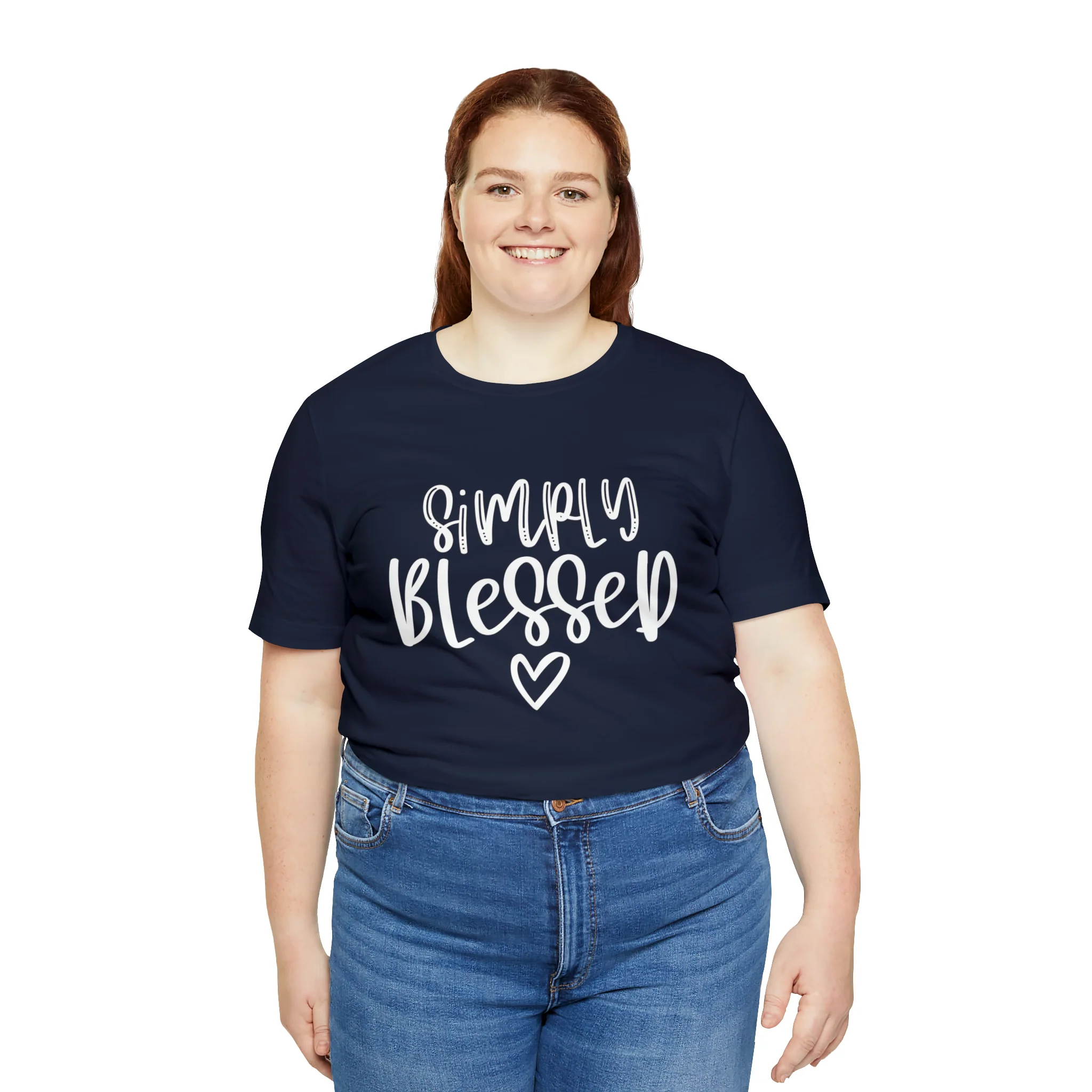 Simply Blessed Unisex Jersey Short Sleeve Tee