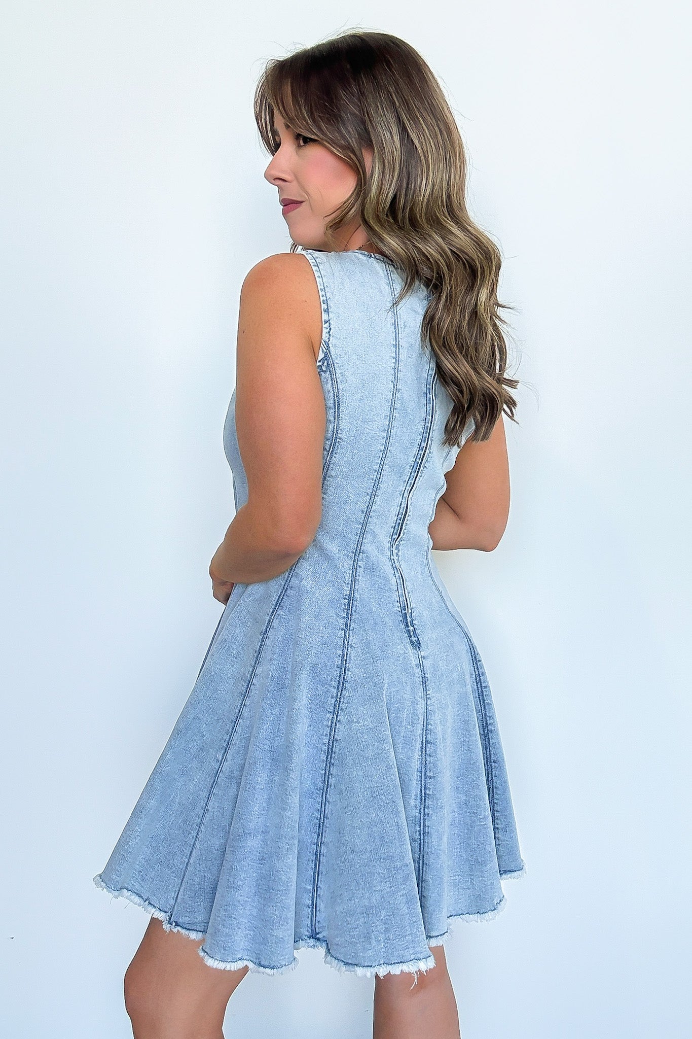 Darling Forecast Denim Dress