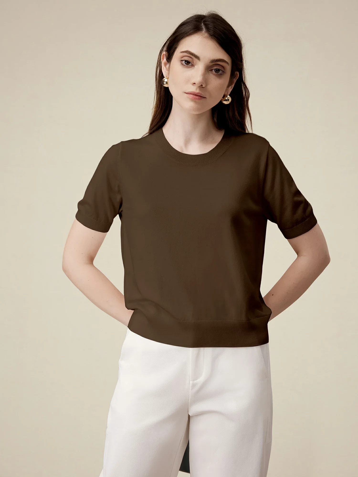 Lyocell Lightweight Knit Top