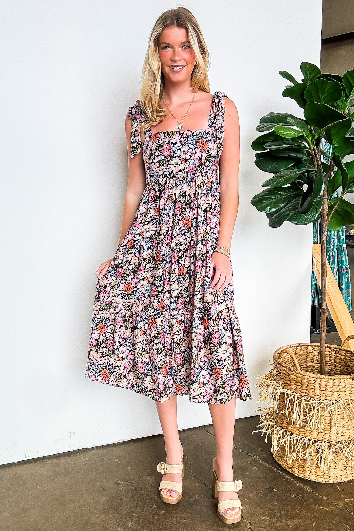 Elevated Tendencies Floral Print Dress