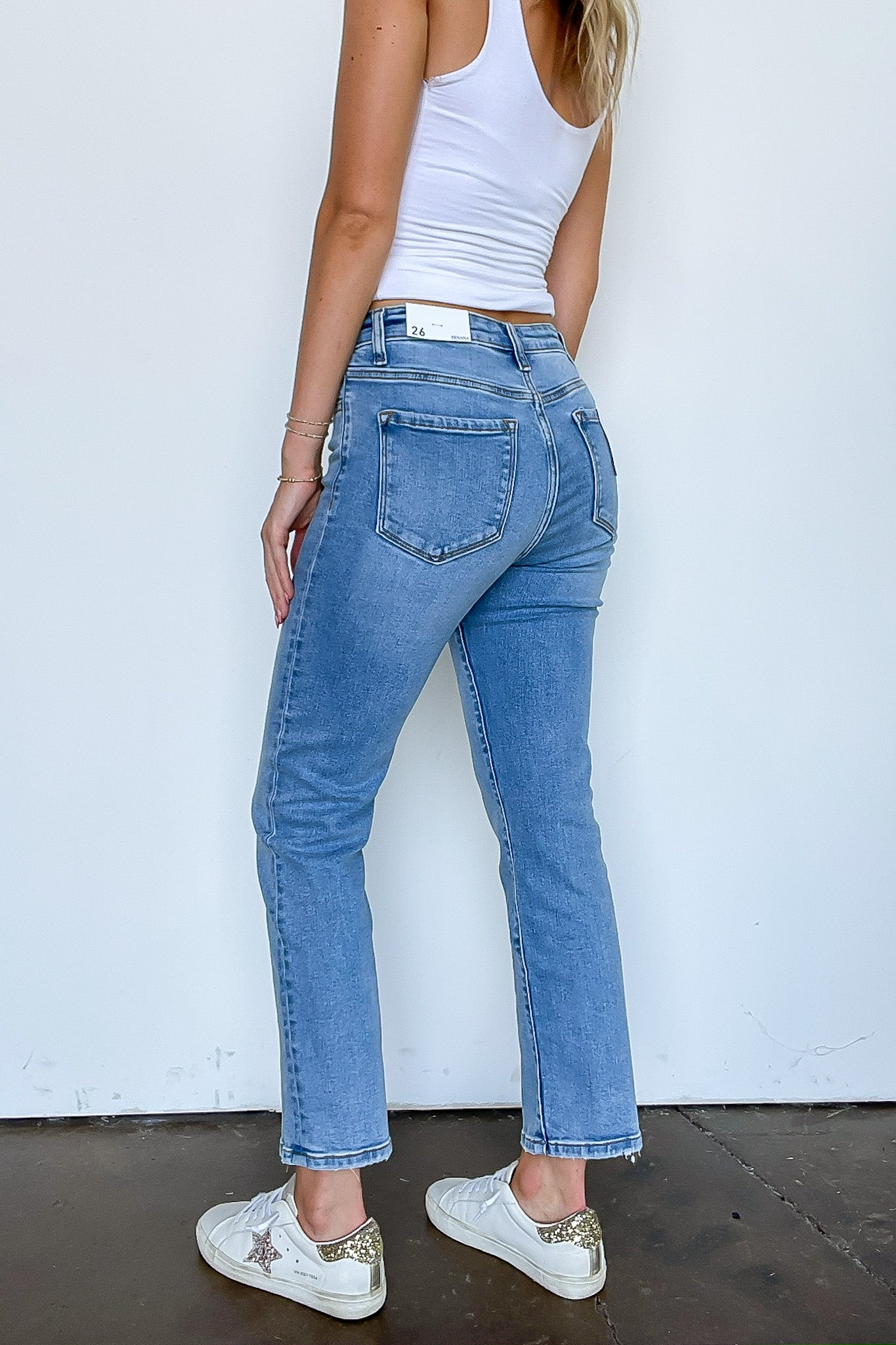 Cool Girl Classic Straight Leg Jeans