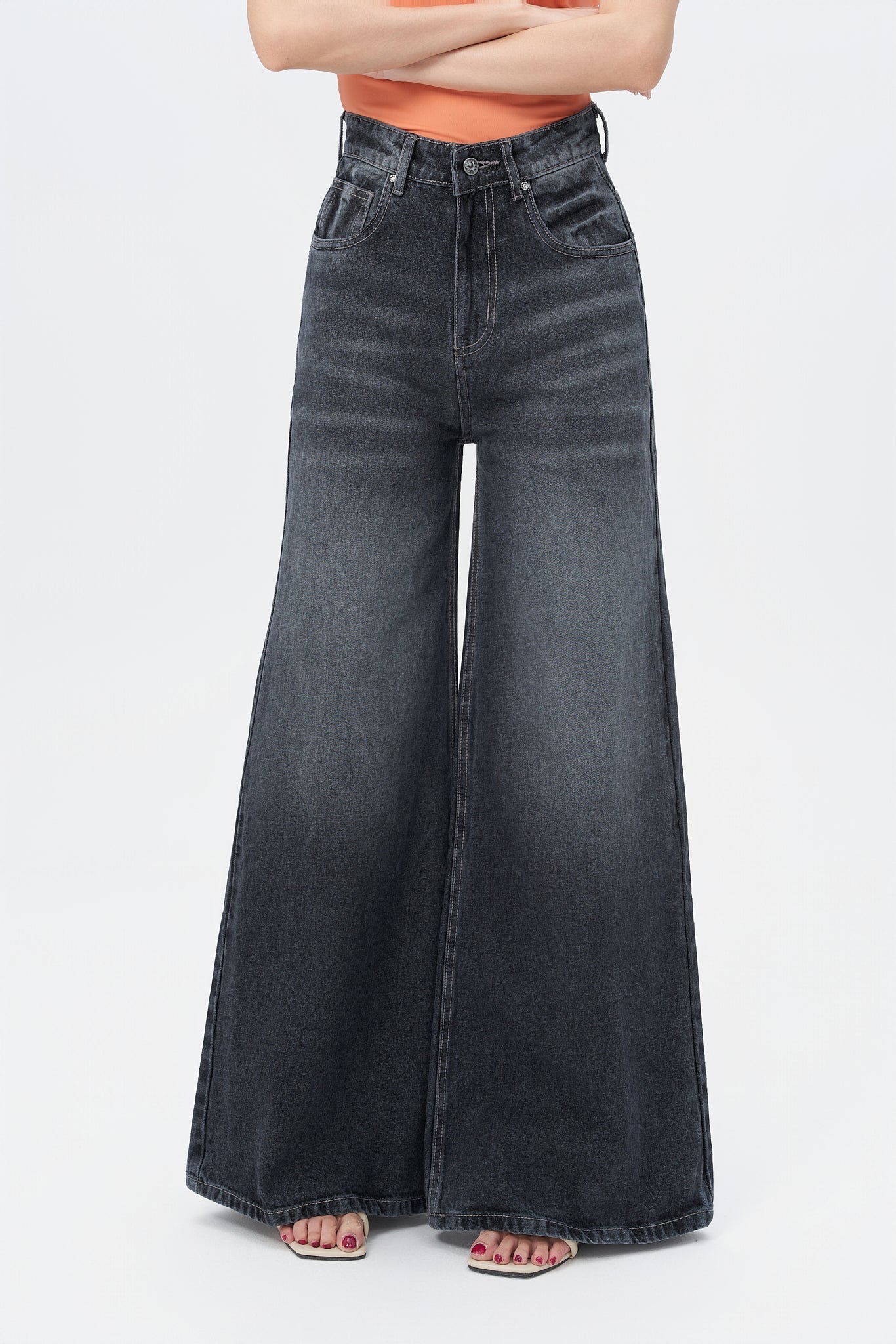 Sweet Static Extra Wide Leg Jeans