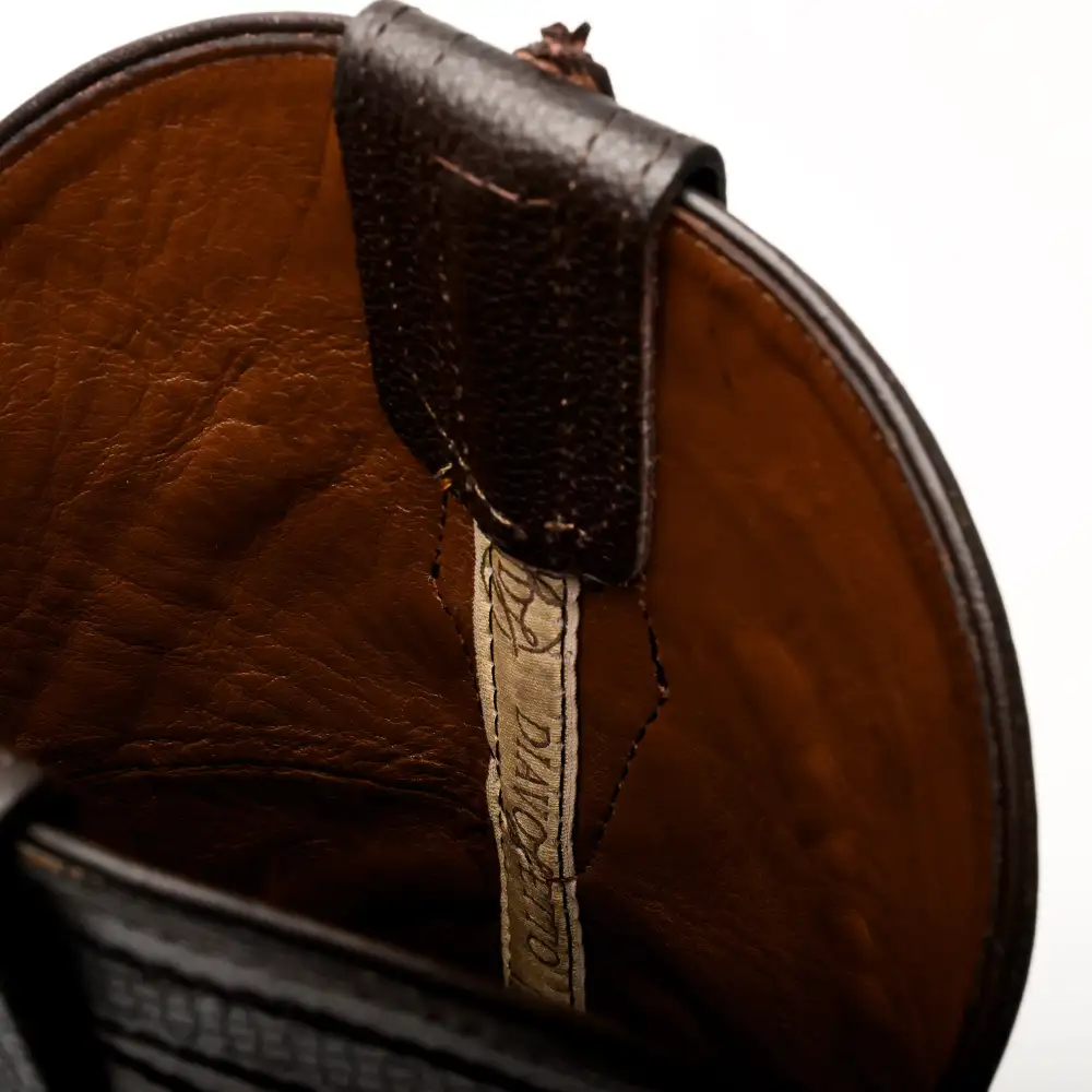 AUTHENTIC Brown Pirarucu Boots - Square Toe