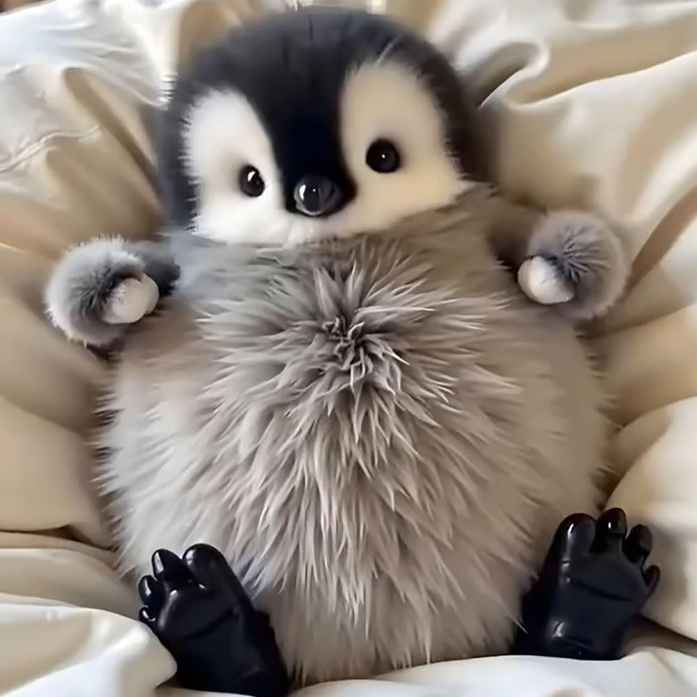 Realistic Plush Penguin