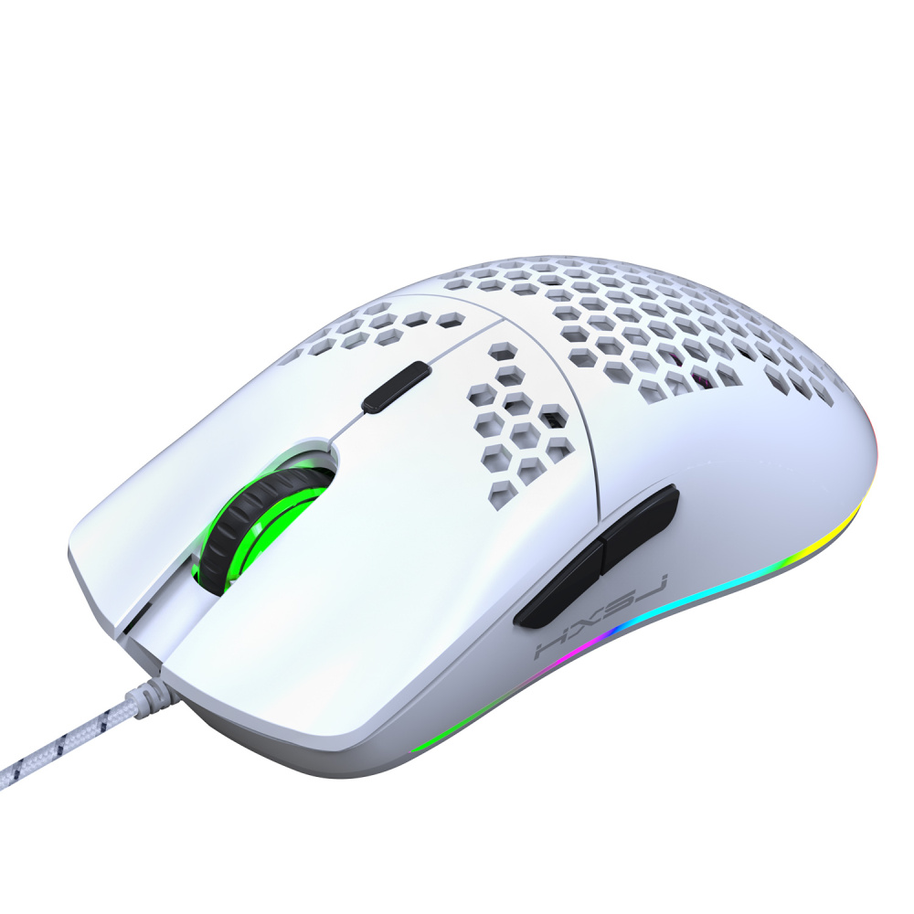 Wired Gaming With RGB Lighting Mouse