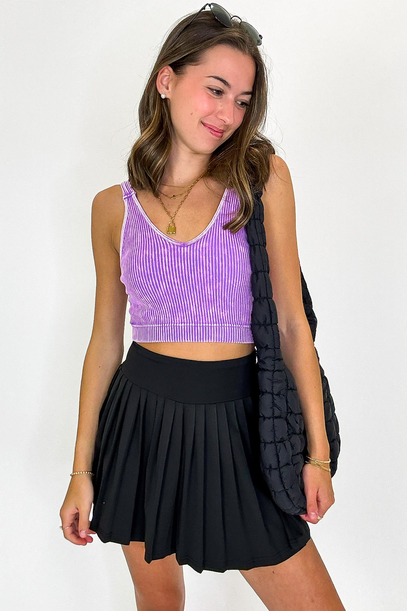 Power Serve Pleated Active Tennis Skort