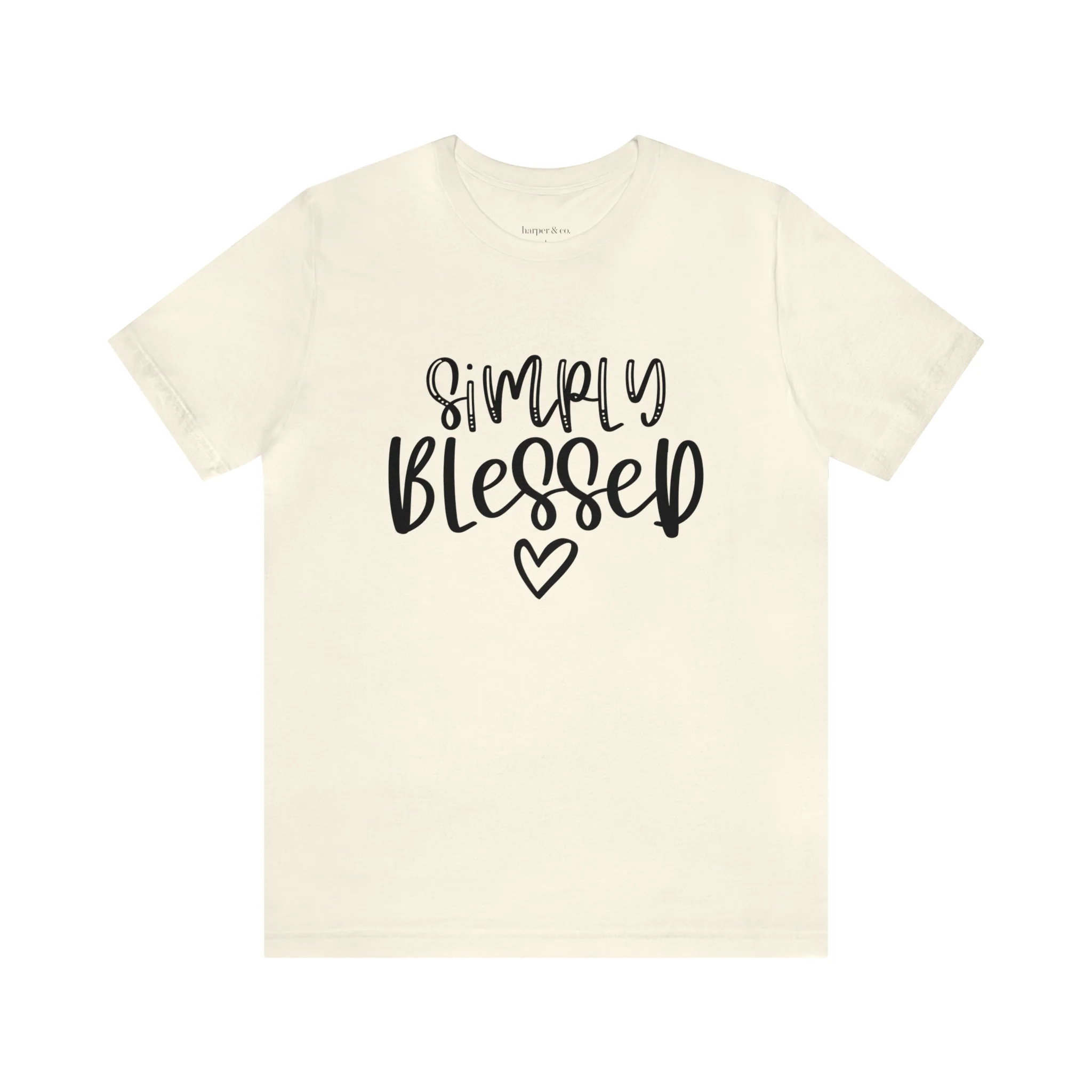 Simply Blessed Unisex Jersey Short Sleeve Tee