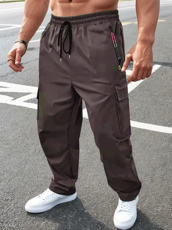 Men’s Casual Cargo Jogger Pants – Comfortable Sporty Trousers for Everyday Wear