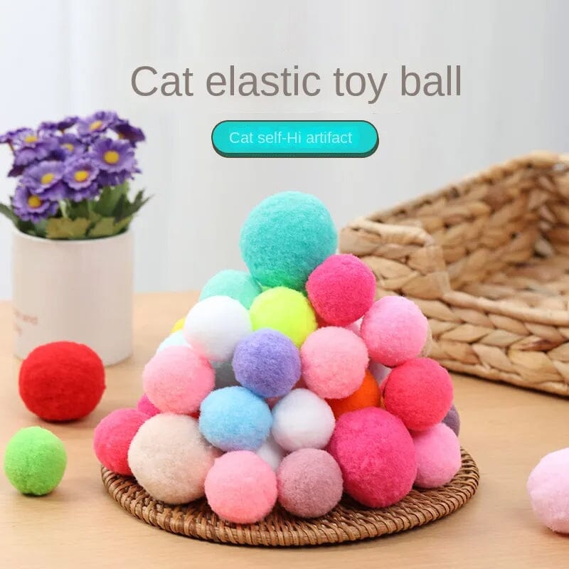 Silent Cat Toy Ball 30pc