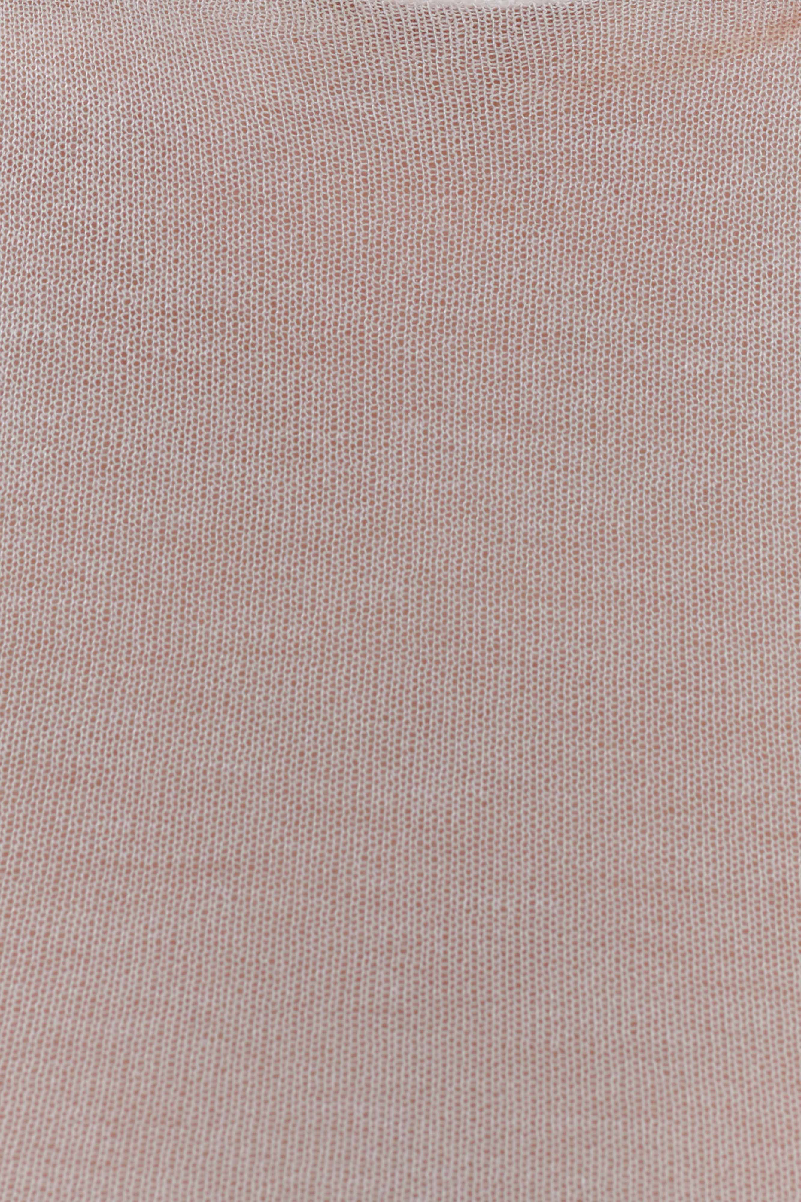 Ivory Sheer Knit Tank Top