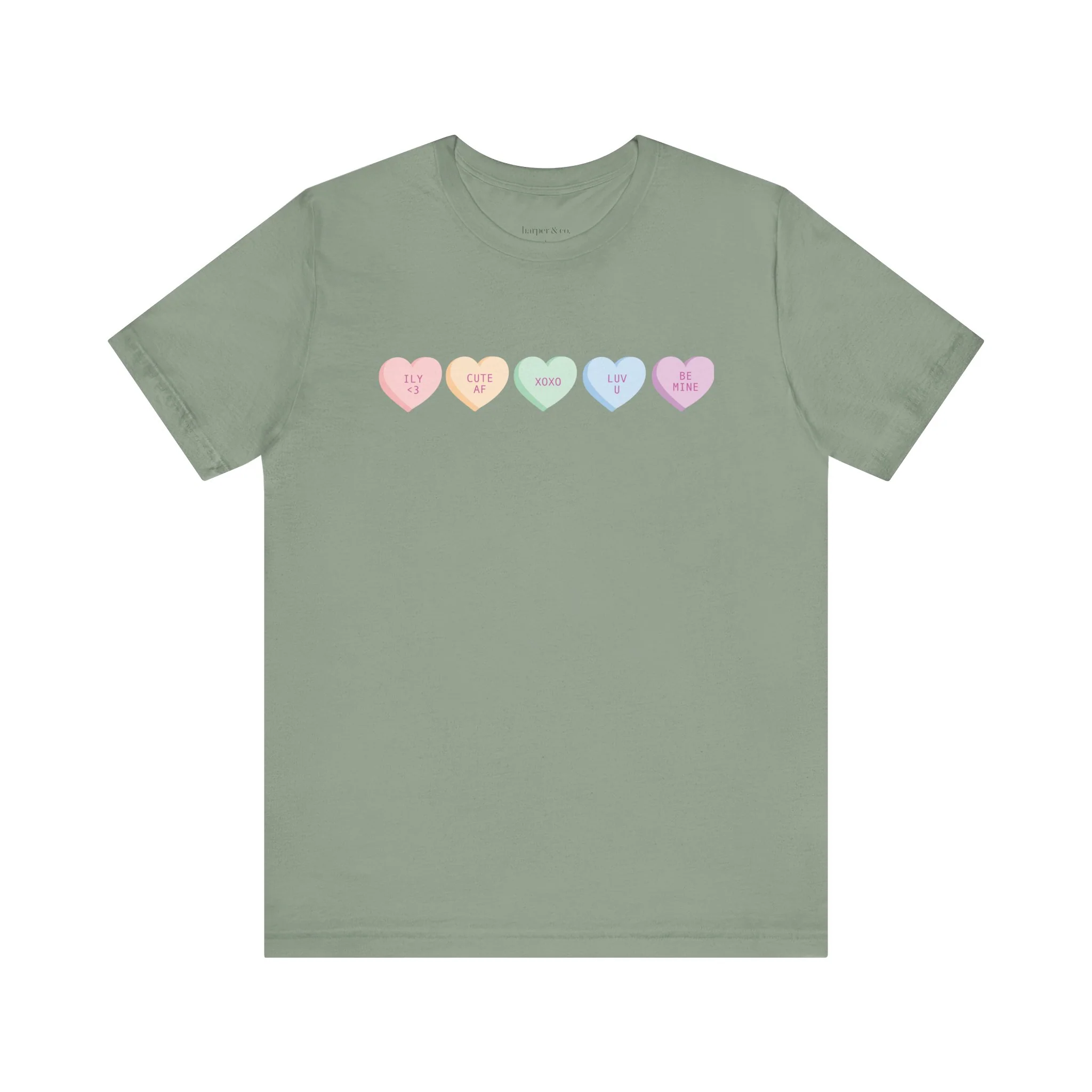 Convo Hearts Unisex Jersey Short Sleeve Tee
