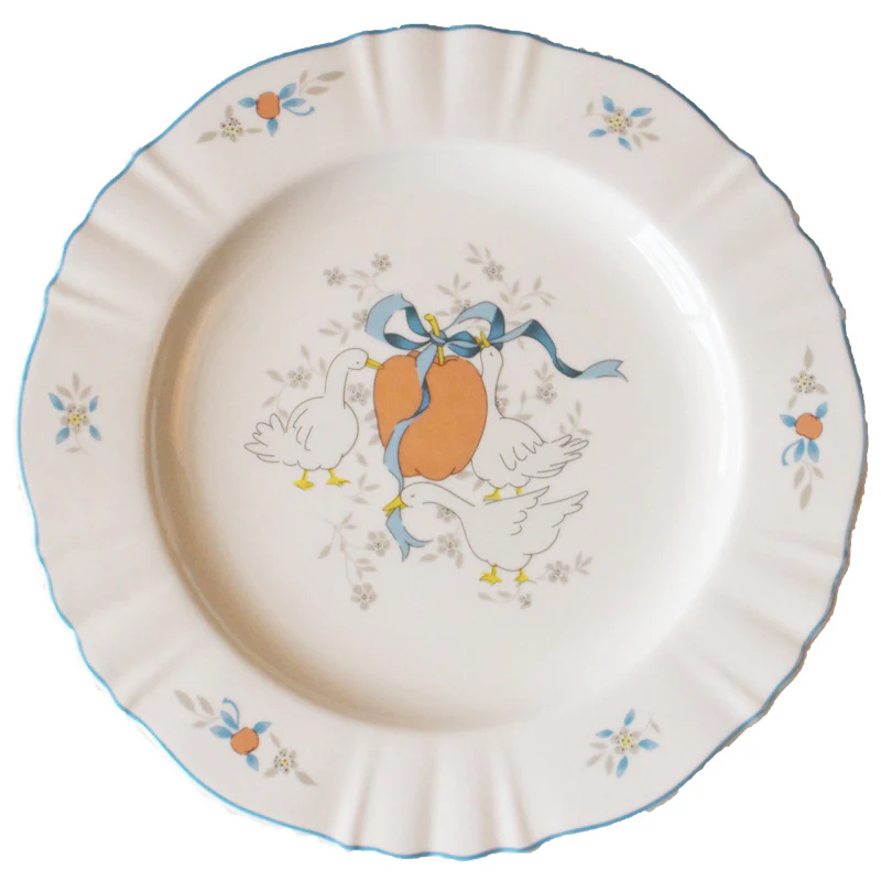 Vintage French Cygnet Dinnerware