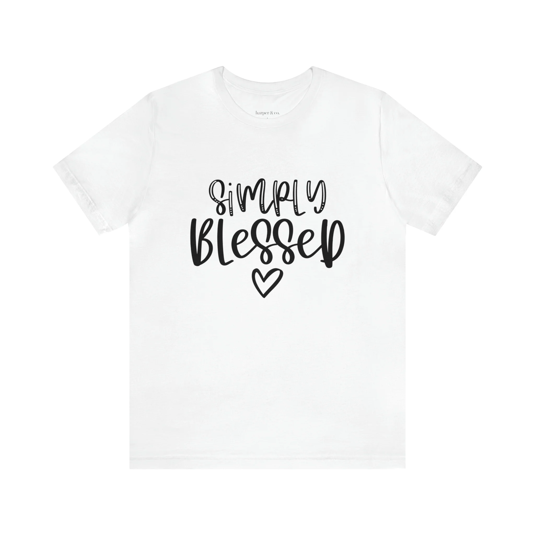 Simply Blessed Unisex Jersey Short Sleeve Tee