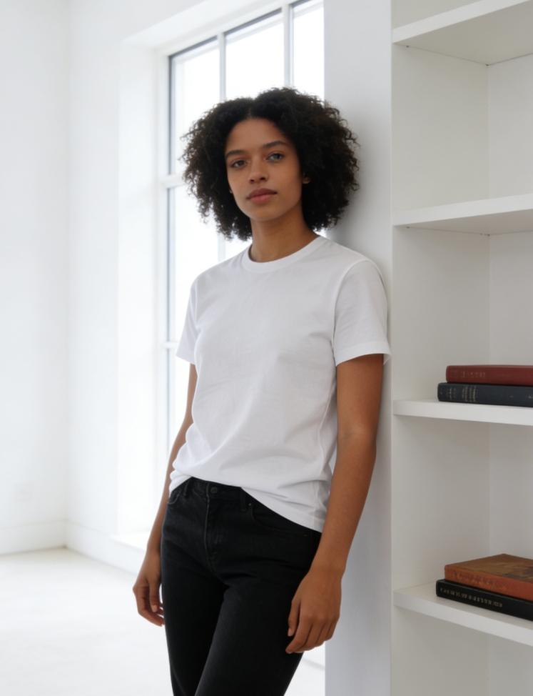 BASIC WHITE TEE - Everyday Must-Have