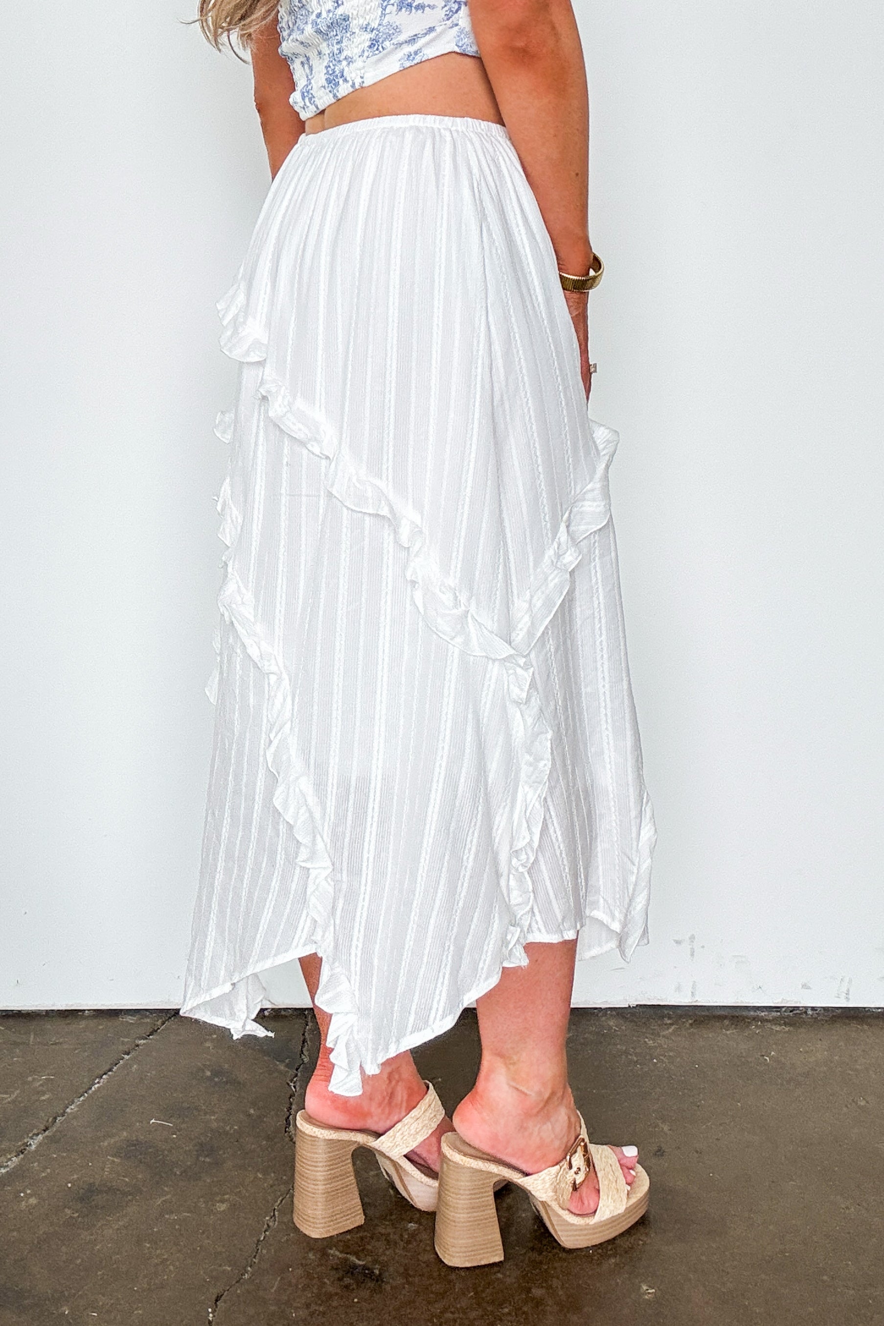 Whisper Tier Maxi Skirt