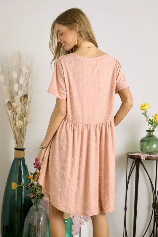 Swiss Dot Babydoll Dress