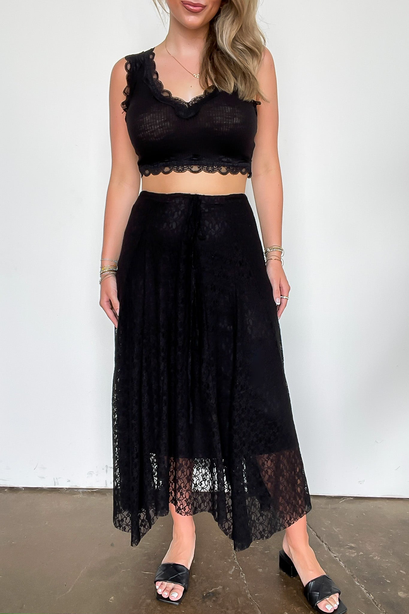 Lace Maxi Skirt