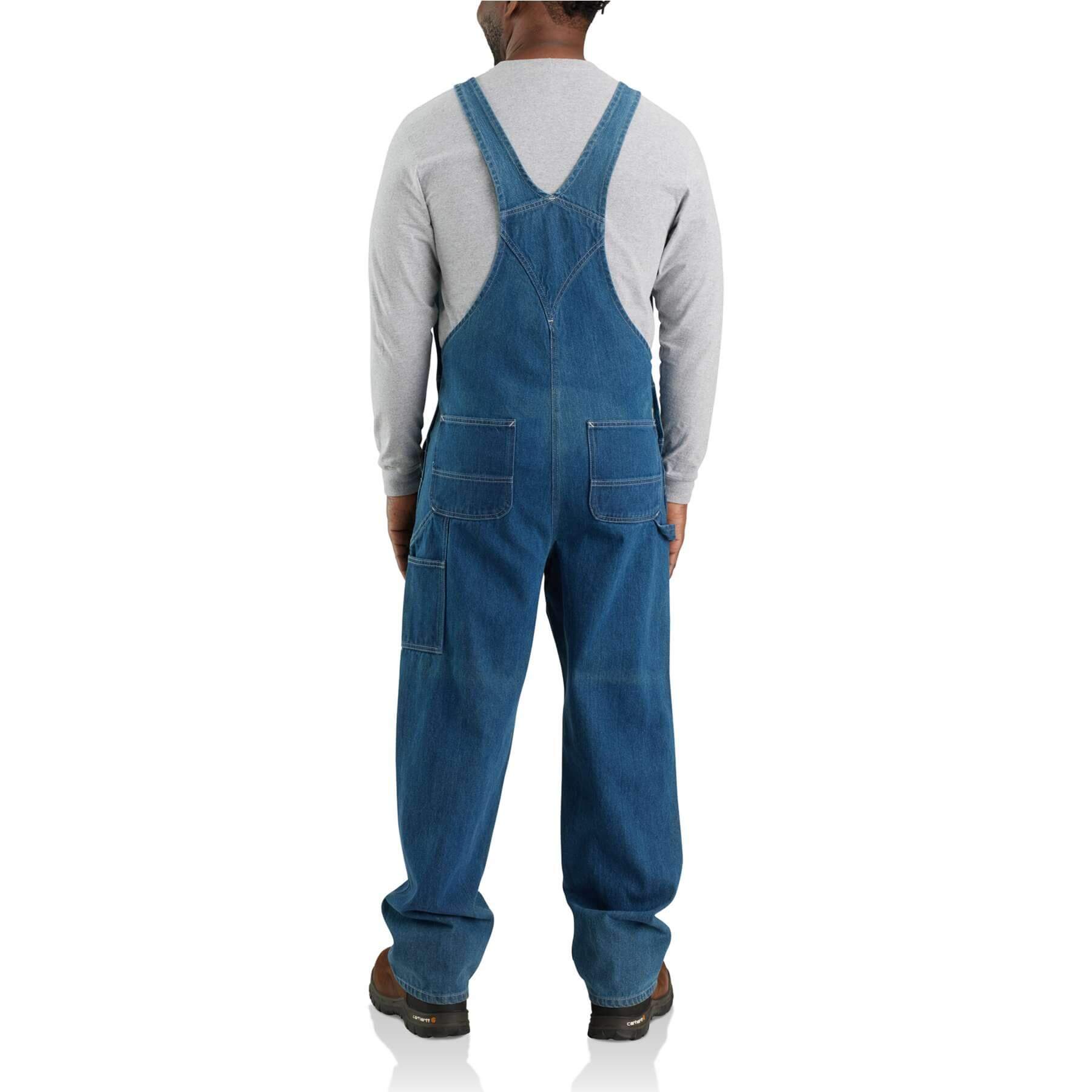 CHT Loose Fit Denim Bib Overalls 104672