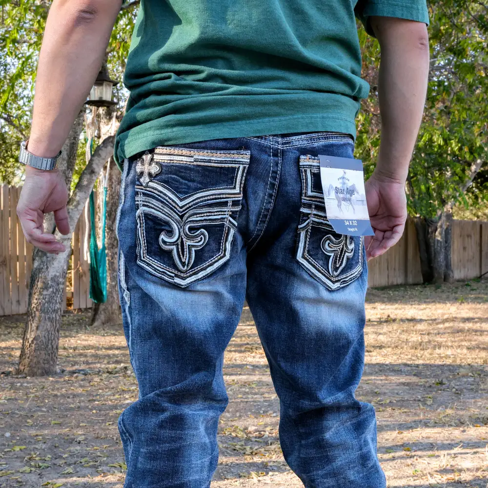 Men’s SA-044B Straight Fit Blue Jean