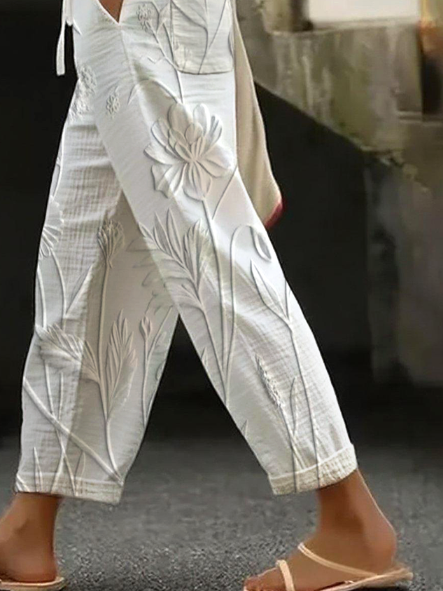 Vintage Linen Blend Pants