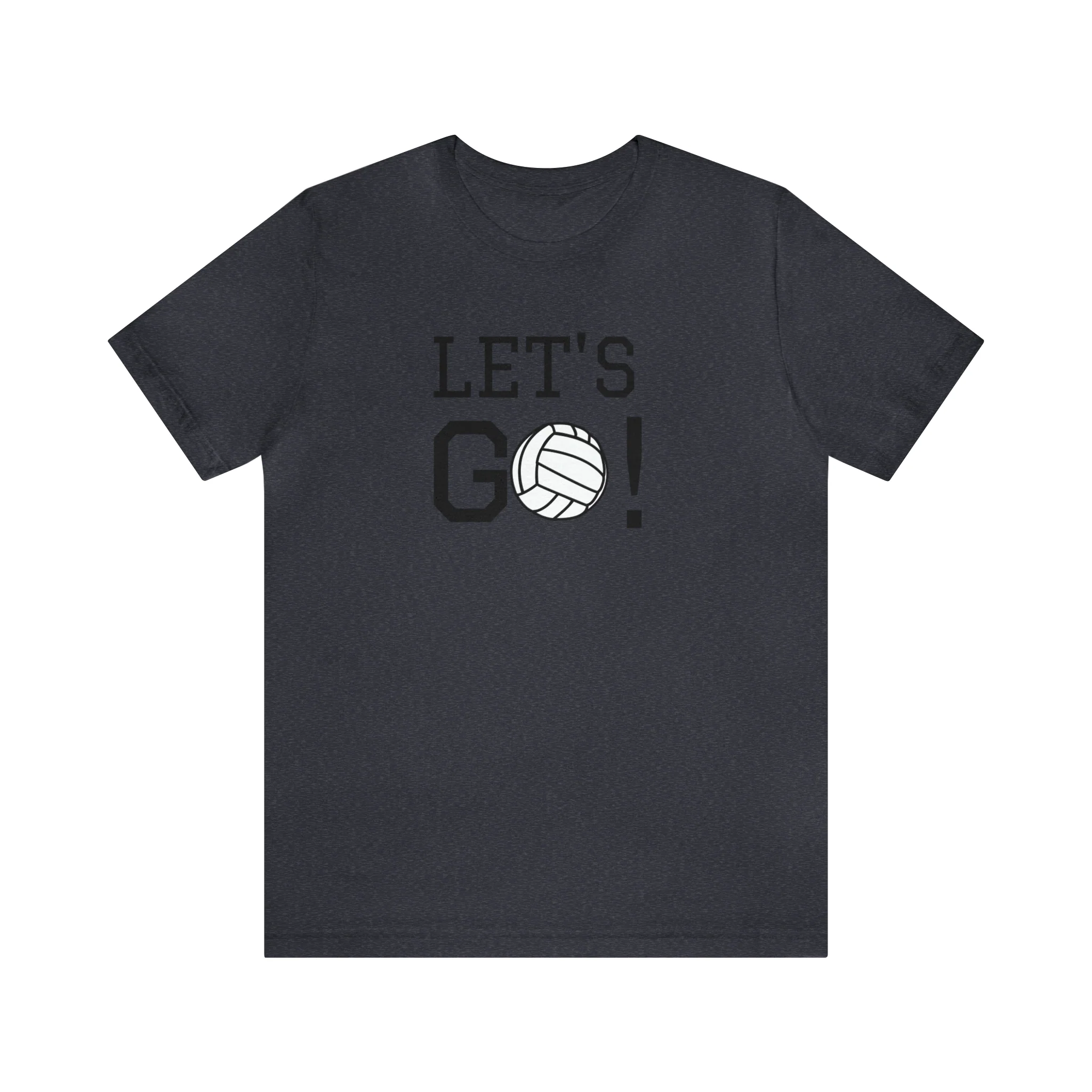Let's Go! Volleyball Unisex Jersey Short Sleeve Tee