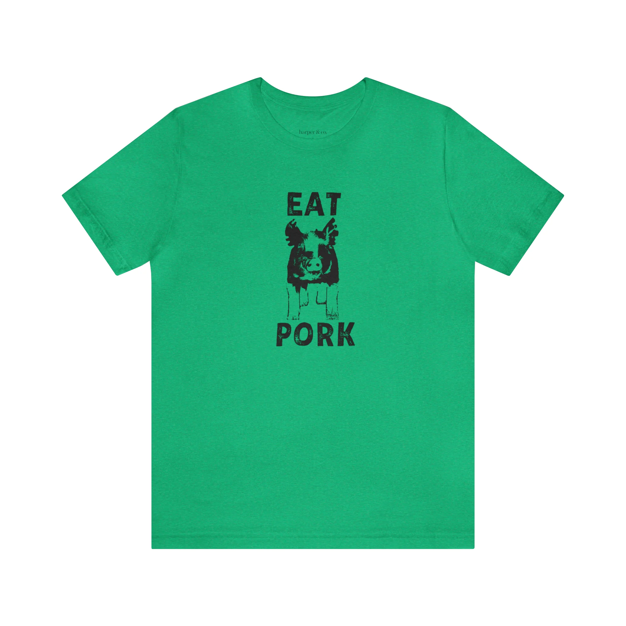 Eat Pork Unisex Jersey Short Sleeve Tee
