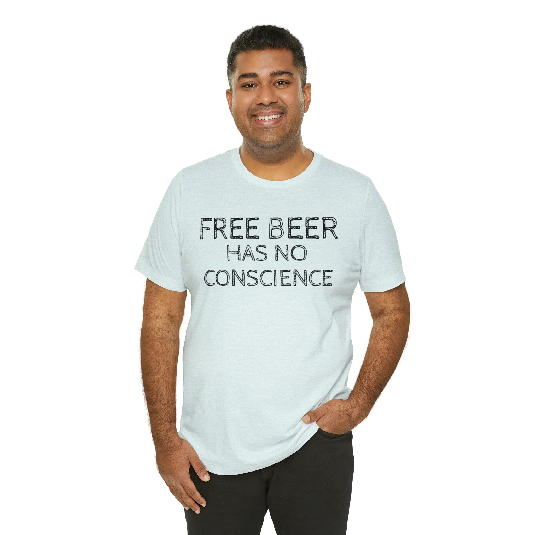 Free Beer Unisex Jersey Short Sleeve Tee