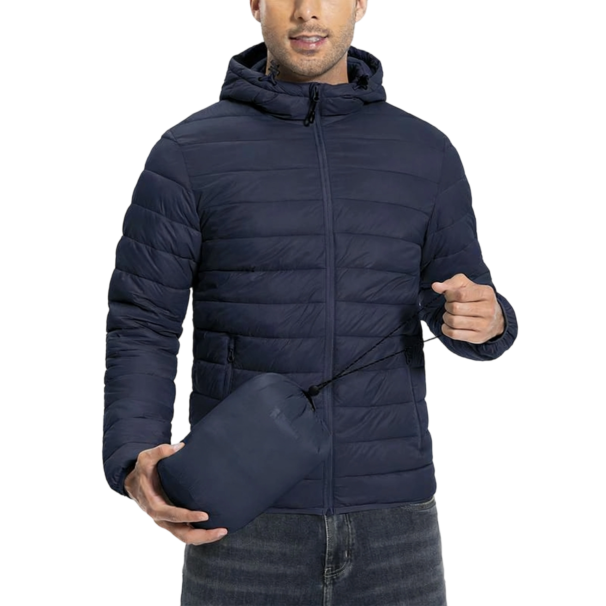 Men's Lightweight Packable Insulated Puffer Jacket