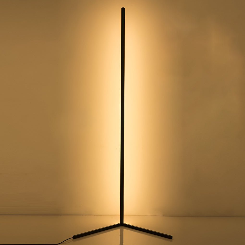 Minimalist Strip LED RGB Dimming with Remote Modern Floor Lamp Standing Lamp
