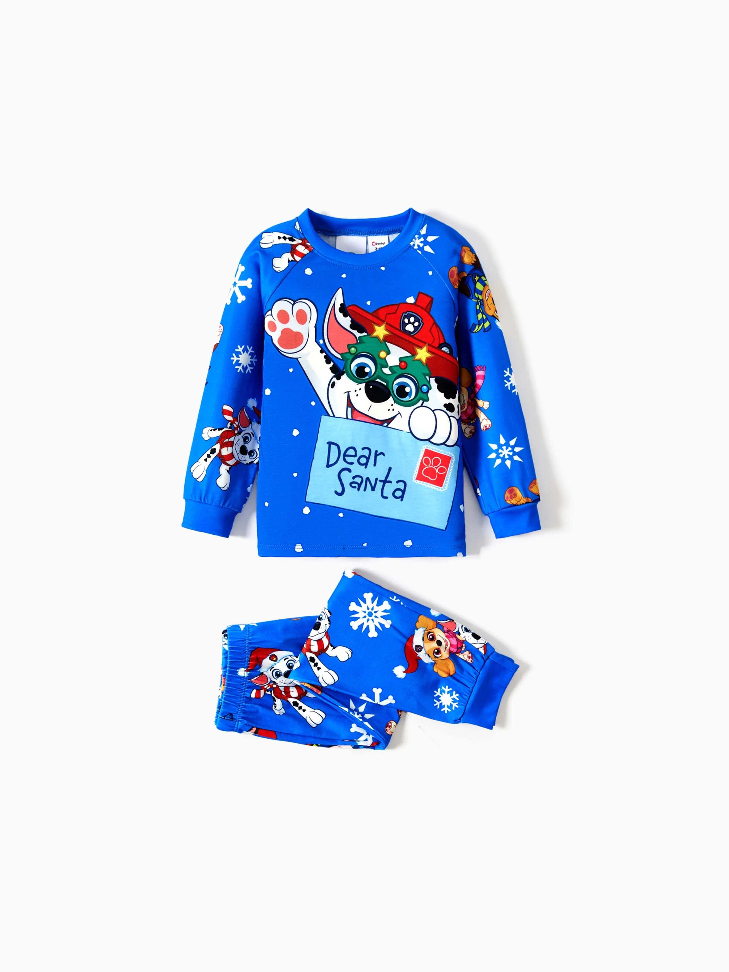 Christmas Family Matching Chase and Marshall Pajamas Sets with Christmas Socks