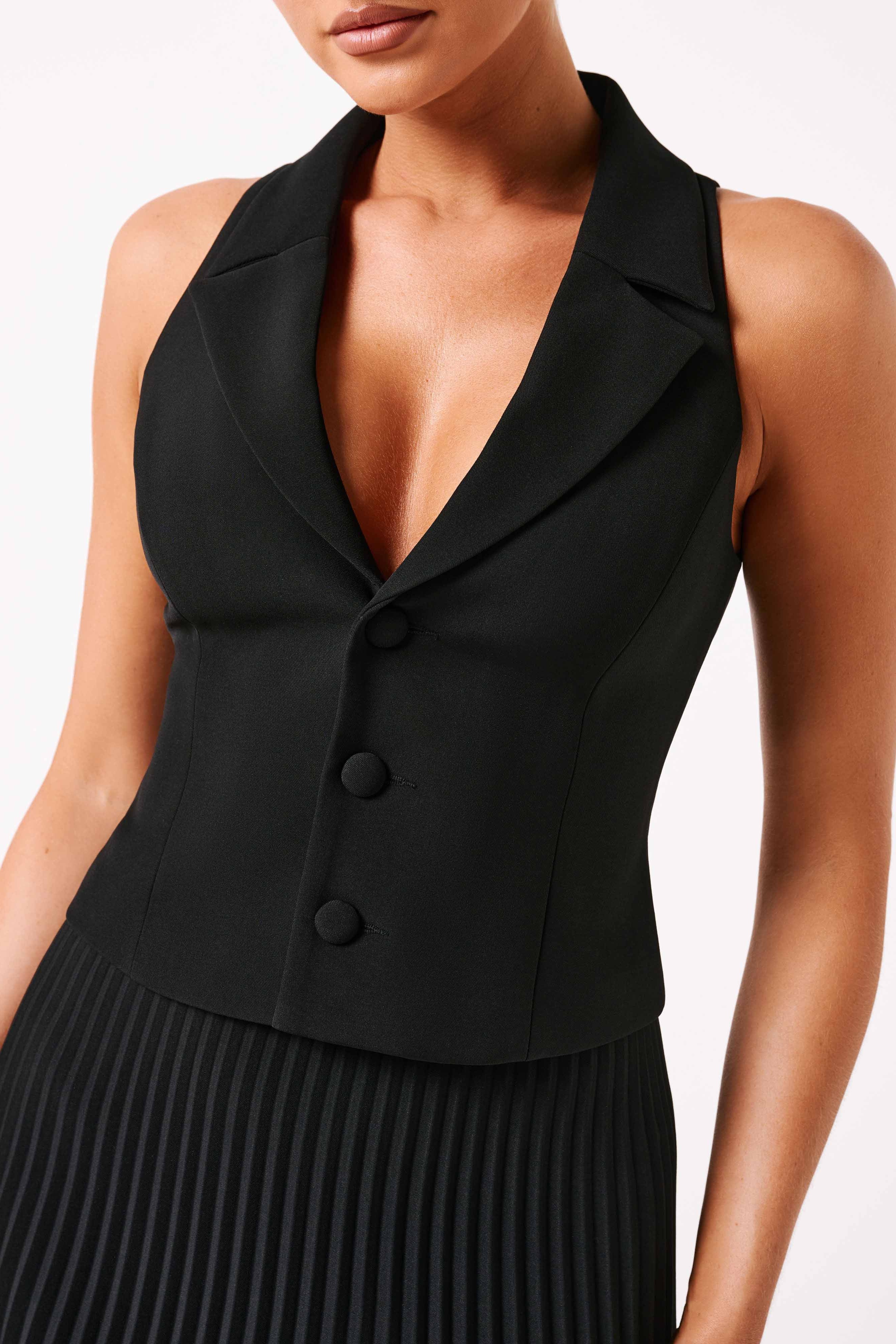 Black Suiting Vest