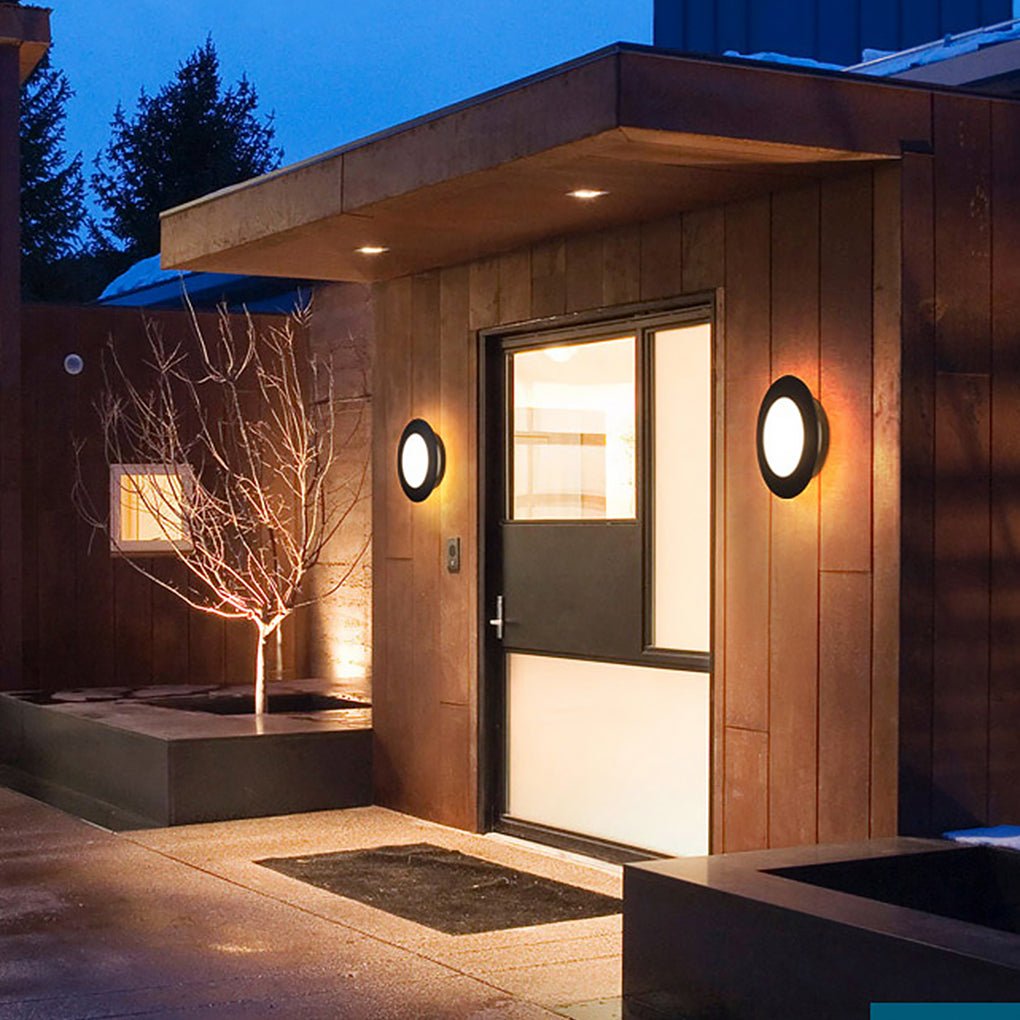 Minimalist Outdoor Waterproof LED Garden Wall Foyer Entry Wall Sconces