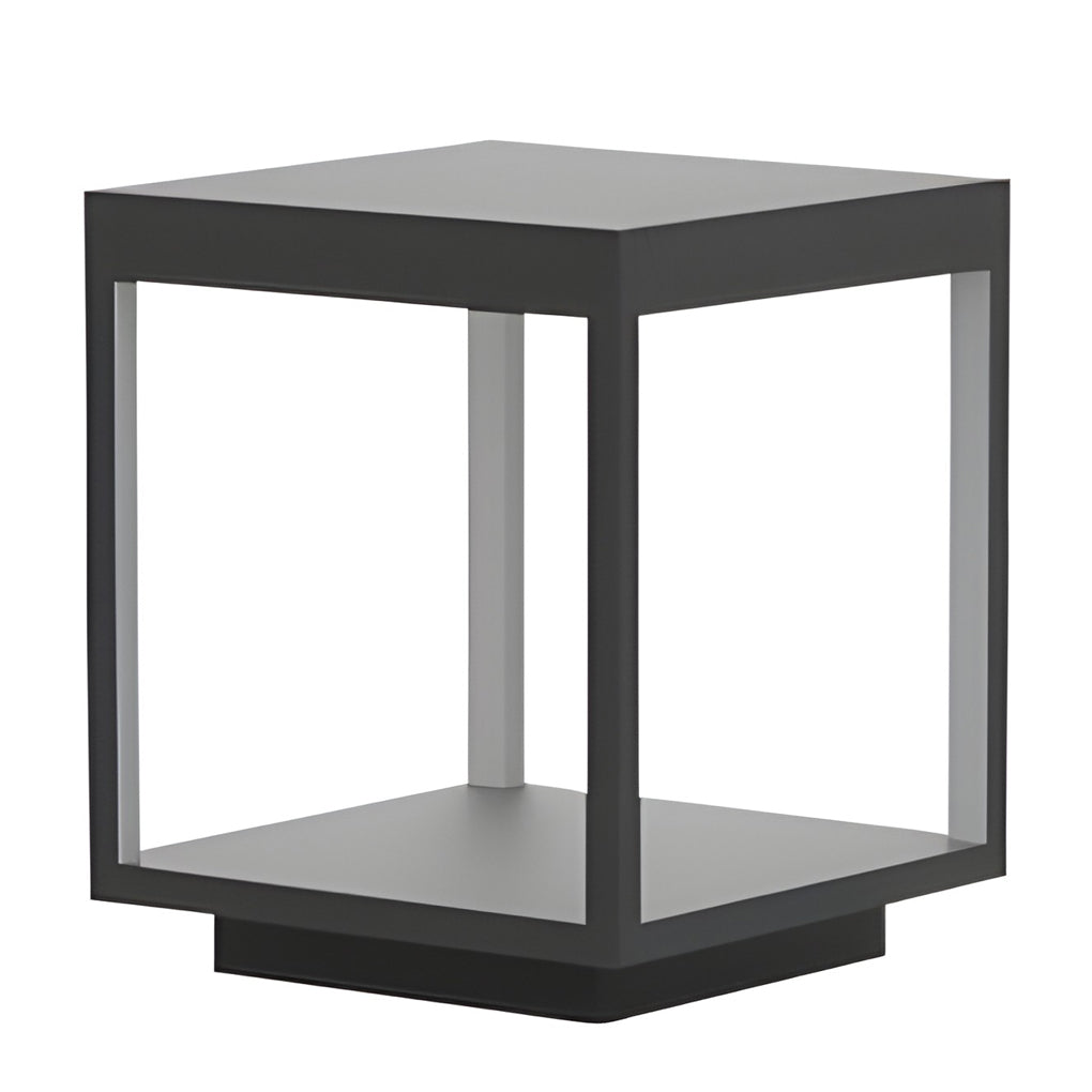 Square Frame Waterproof LED Modern Solar Post Caps Lights Fence Post Lights