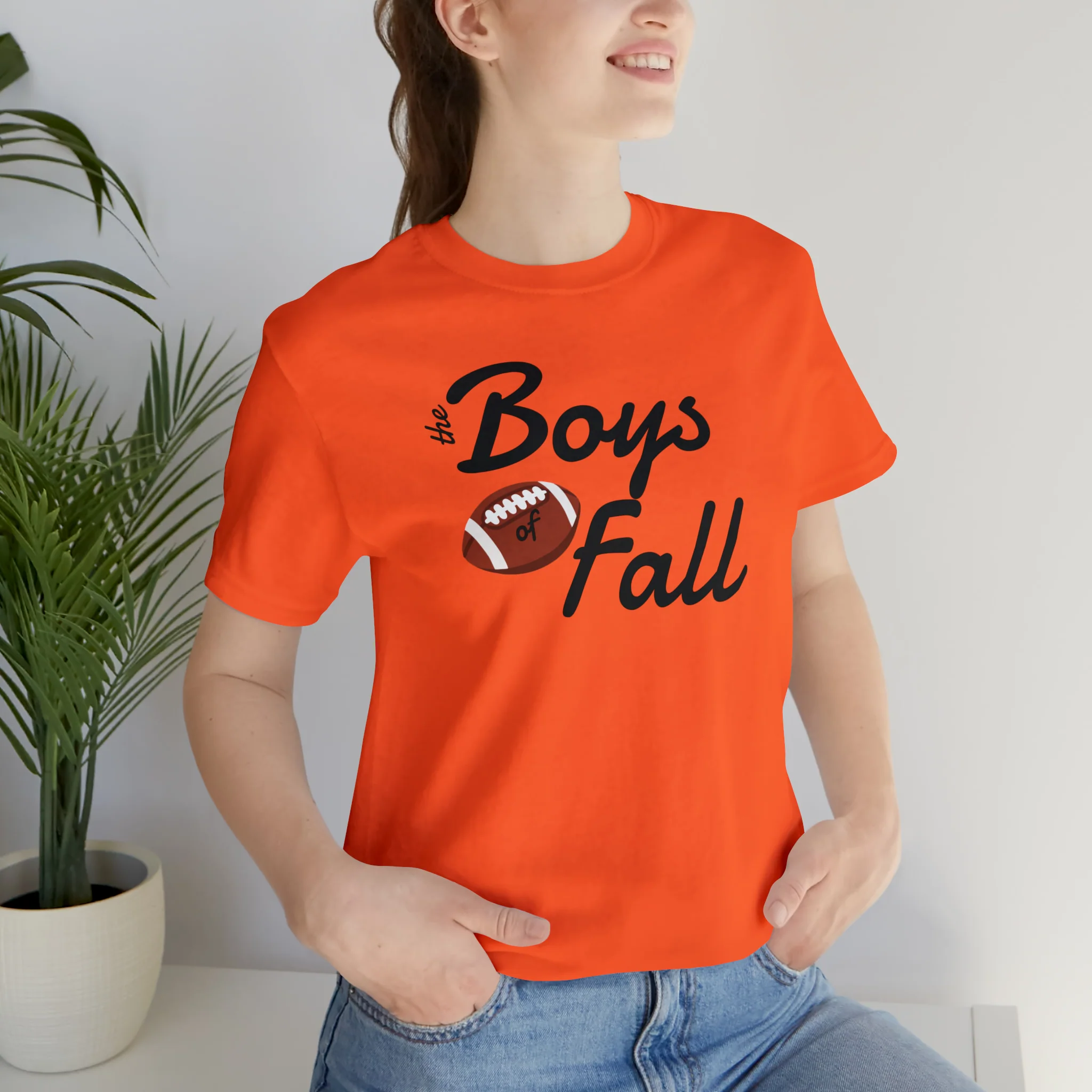 Boys of Fall Football Patch Unisex Softstyle T-Shirt