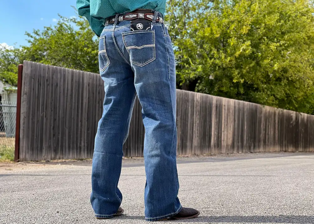 MEN’S RELAXED FIT STRAIGHT BOOTCUT JEANS