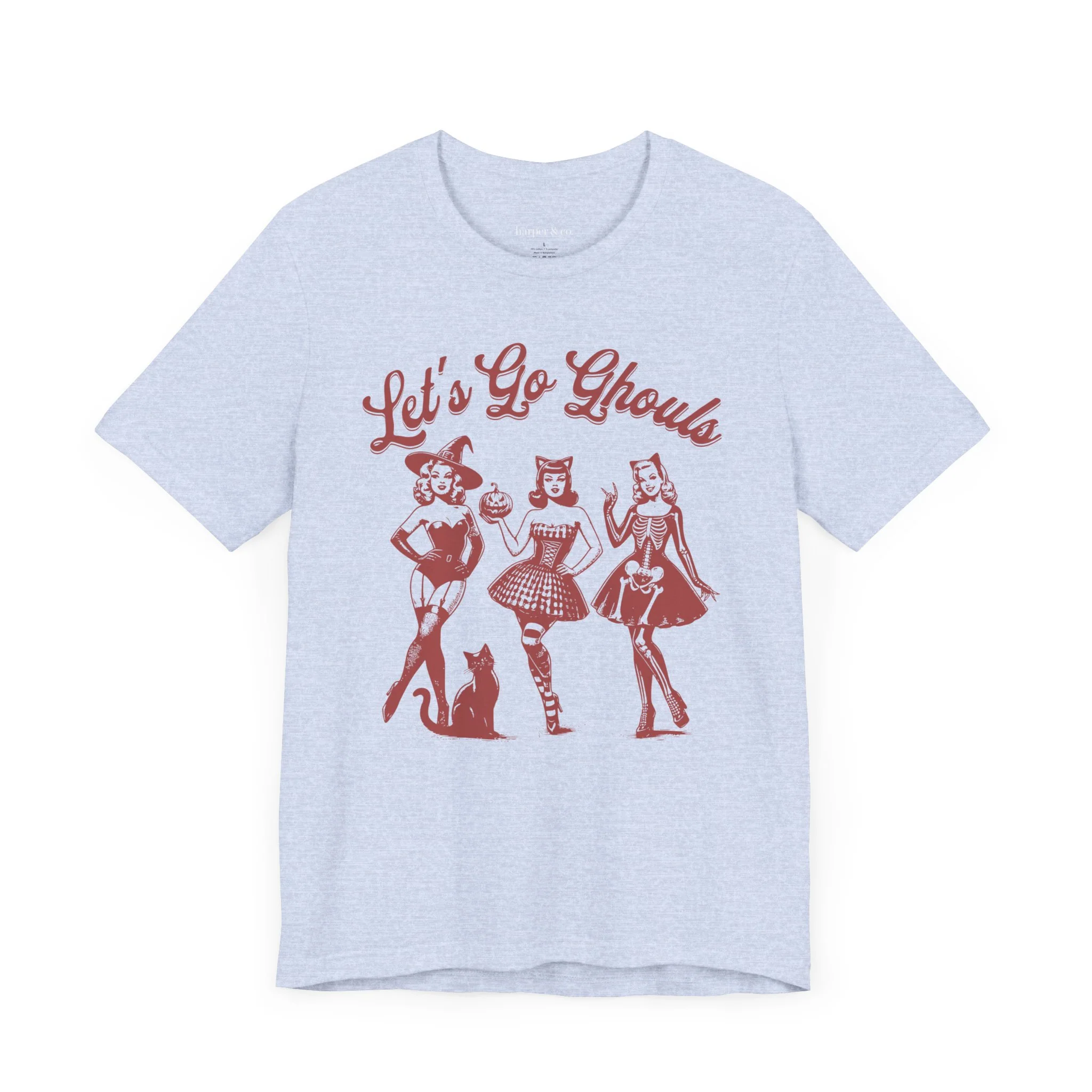 Let's Go Ghouls Bella Canvas Unisex Jersey T-Shirt - Multiple Colors