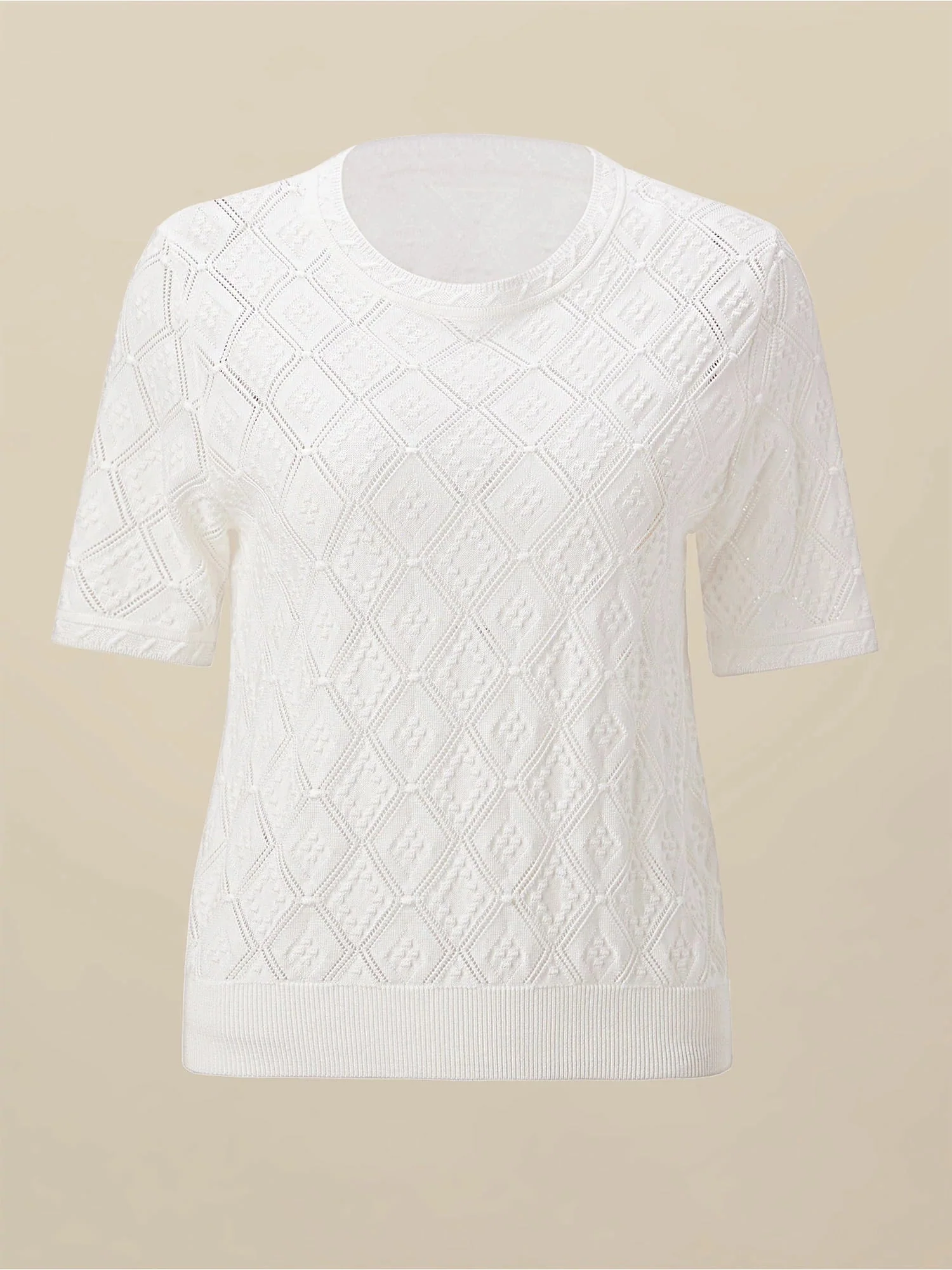 100% Lyocell Plaid Texture Top