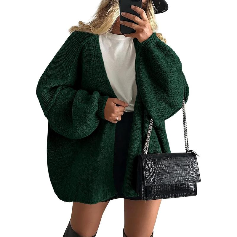 Women's autumn oversized long cardigan sweater